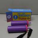 Balloon Pump Hand Held, Inflator Air Pump for Balloons - 2Way Dual Action, 2Pack: Friends can Help - Easy to Use, Sturdy Ballon Inflator Pump