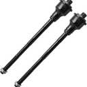 Detroit Axle - Front Tie Rods for Chevy GMC Silverado Sierra Suburban Yukon XL Avalanche 1500 2500 3500 HD Tahoe Hummer H2 Cadillac Escalade ESV EXT, 2 Inner Tie Rod Ends Set Replacement