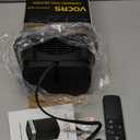 Small Portable Space Heater for Indoor Use - VOCRS 1500W PTC Electric Heater with Thermostat, Remote Control, 12H Timer, Eco and Fan Mode, Rapid and Safe Heating for Bedroom, Office