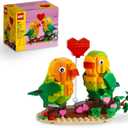 LEGO Valentine Lovebirds Building Toy Set - Fun and Engaging Build for Kids, Girls & Boys, Ages 8+ - Decoration and Gift - 40522