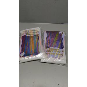 4P Metallic Foil Fringe Banner Tinsel Table Skirts for Rectangle Tables Backdrop Tinsel Banner Garland Curtains for Parade Floats Wedding Graduation Anniversary Birthday Parties Decoration (Rainbow) pack of 2