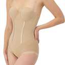 Maidenform Women's Ultra Firm Control Body Shaper with Convertible Built-In Underwire Bra (Beige)