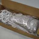 Chunful 20 Pcs Glitter Table Numbers 1-20 Wooden Wedding Table Numbers for Wedding Reception, Banquet, Catering Events, with Holder Base(Silver)