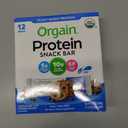 Orgain Organic Vegan Protein Bars, Chocolate Chip Cookie Dough - 10g Plant Based Protein, Low Calorie Healthy Snacks, No Lactose or Soy Ingredients, Gluten Free, Non-GMO - 1.41 Oz (Pack of 12)