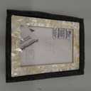 Handicrafts Home Decorative Picture Frame Wooden Photo Frame and Collage (Mop White, 4x6)