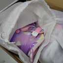 Sowume Adjustable Roller Skates for Girls and Women, All 8 Wheels of Girl's Skates Shine, Safe and Fun Illuminating for Kids (Large-(3-6 US))