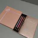  Employee Appreciation Gift Leather Journal Notebook 3 Ballpoint Pens with Box Graduation Thank You Gift for Nurse Coworker Teacher Social Worker Employee Volunteer(Rose Gold)