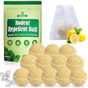 Ultrasir Rodent Repellent Balls Squirrel 12 Packs Repellent Balls Peppermint Rat Mouse Outdoor Rodent Repellent Gardening Use
