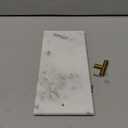 Guest Towel Holder Tray for Bathroom - White Marble-Tray - Napkin Holder for-Bathroom - Paper Hand Towel Holder.