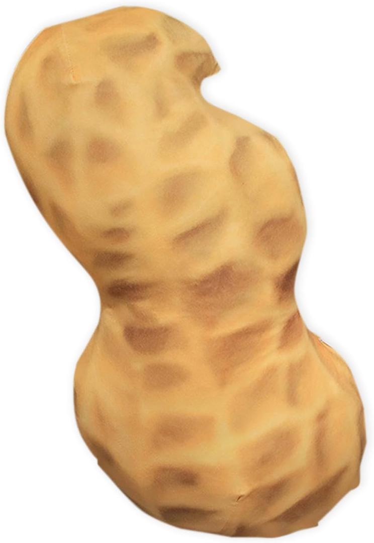 17.7”Peanut Stuffed Animal Plush 3D Simulation Vegetable Throw Pillow Toy