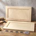 Cinnvoice 2 Pcs 11.5'' W x 22'' H Unfinished Pine Kitchen Cabinet Door
