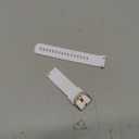 Abanen Silicone Watch Bands for Garmin Vivoactive 4S / Venu 2S / Venu 3S / Vivomove 3S, Soft Sport 18mm Quick Release Waterproof Replacement Wristband Strap for Garmin Forerunner 255s/265S (White)