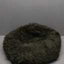Calming Dog Beds for Small Dogs Washable Donut Puppy Bed with Anti-Anxiety Fits up to 15 lbs Pets,23 Inches Green