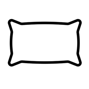 2 Pcs White Pillows 19inch x 21