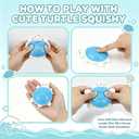 Taba Turtle Squishy, Ultra Soft Silicone, Stress-Relief Squeeze Toy