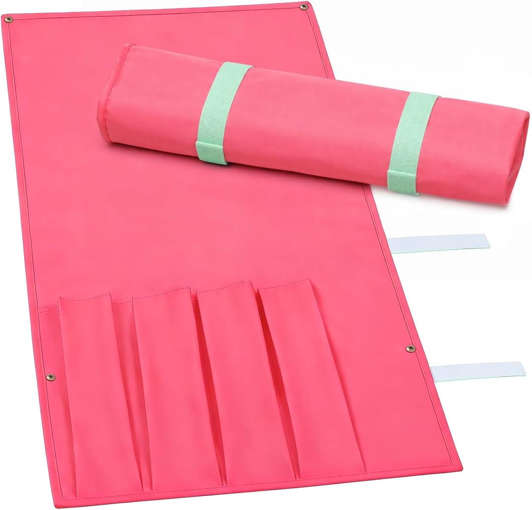 1 Pcs Mahjong Bags Protective Sleeve for Mahjong Racks and Pushers Tile Bag Accessory 20 Inch, Empty Mah Jong Bag Only(Red,Classic)