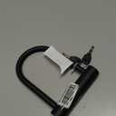 Bike U Lock with 5ft Security Cable 17mm Shackle, Bike Lock with 3 Keys and Mounting Bracket, Bicycle U-Locks Perfect for Road, Mountain, and Electric Bikes,Bicycle Lock (Black)