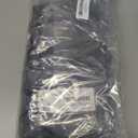 Smiry Velvet Seat Covers for Dining Room Chair Set of 6, Stretch Fit Removable Washable Chair Seat Cushion Protector Slipcovers with Ties, Dark Grey