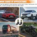 ZIMISI 2PCS 9006 Car LED Fog Light Bulbs, 12V 1500 Lumen Bright Anti-fog Lights, 5630 33-SMD Plug and Play Power LED Bulbs, Universal 6500K DRL Replacement for Car Truck SUV (9006)