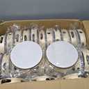 50 Pcs Tambourine Bulk Drum for Adults Operation Christmas Bulk Items Hand Held Percussion Gift Wood Metal Jingles Musical Educational Drum Instrument for Church Wedding Charity Party(6 Inch)