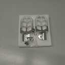JFG RACING Dirt Bike Foot Pegs with Springs,7075 Aluminum CNC Footpegs Pedals Rests for Surron Light Bee X and S/E Ride Pro SS/CRF150F CRF230F 03-19/X160/X260-Silver