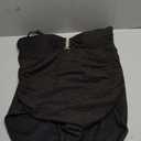 Eomenie One Piece Swimsuit for Women Tummy Control Ruched Bathing Suit Cutout U Wire Swim Suits Size L