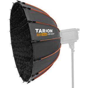 TARION Quick Release Parabolic Softbox - Bowens Mount Softbox with Diffusers/Honeycomb Grid/Carrying Bag for Live Streaming, Photography, Videography (Parabolic 23.5"/60cm)