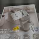 Jool Baby Potty Training Seat with 2 Step Ladder for Toddlers  Splash Guard, Adjustable Height (Gray)