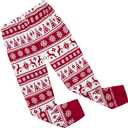 Demifill Boys And Girls Halloween Pajamas Sets Christmas Pjs Holiday Sleepwear Children Clothes (24 Months, Red/Love Reindeer)