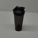 Jacent Protein Shaker Bottle, 24 oz, Leak-Proof Lid, BPA Free, Dishwasher Safe, Freezer Safe, Gray