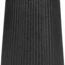 Matte Black Ceramic Vase, GUKJOB Small Cute Flower Vase for Pampas Grass, Home, Living Room, Dining Table, Farmhouse, Office Decor, Bedroom, Table, and Kitchen Shelf (Matte Black)