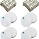 For Shark Navigator dlx Filter NV60 NV70 NV80 Replacement Filters,NV70 26,NV71,NV90,UV420 NV90 26 NV95 NV80 and NVC80C.4+4 Foam Filters + 2 Filters