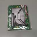 2 x Qiwog Merry Christmas Picture Frame, Winter Holiday Decorations Holiday Gifts, Santa Theme Photo Frame Signs, Wooden Tabletop Photo Frame With Stand, Christmas Frame Gifts for Family Friends-C07