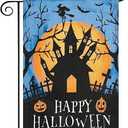 MWS Wholesale Combo Happy Halloween Sleeved w/Garden Stand Flag