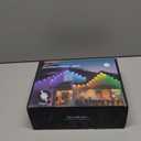 Permanent Outdoor Lights, 100FT 64 Bulbs RGB LED Outdoor String Lights, DIY Scene Mode, IP68 Waterproof Christmas Lights for Daily Decor, House Roof, Holiday Decorations, Outside