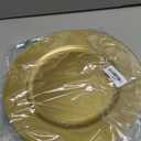 13'' Party Chargers Large Plates & Platters Great for Elegant Party's Weddings Tableware Great for Serving dish Gold Pack of 6