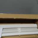 Lumino 1" Light Filtering Vinyl Mini Blinds, 24" W x 64" L White