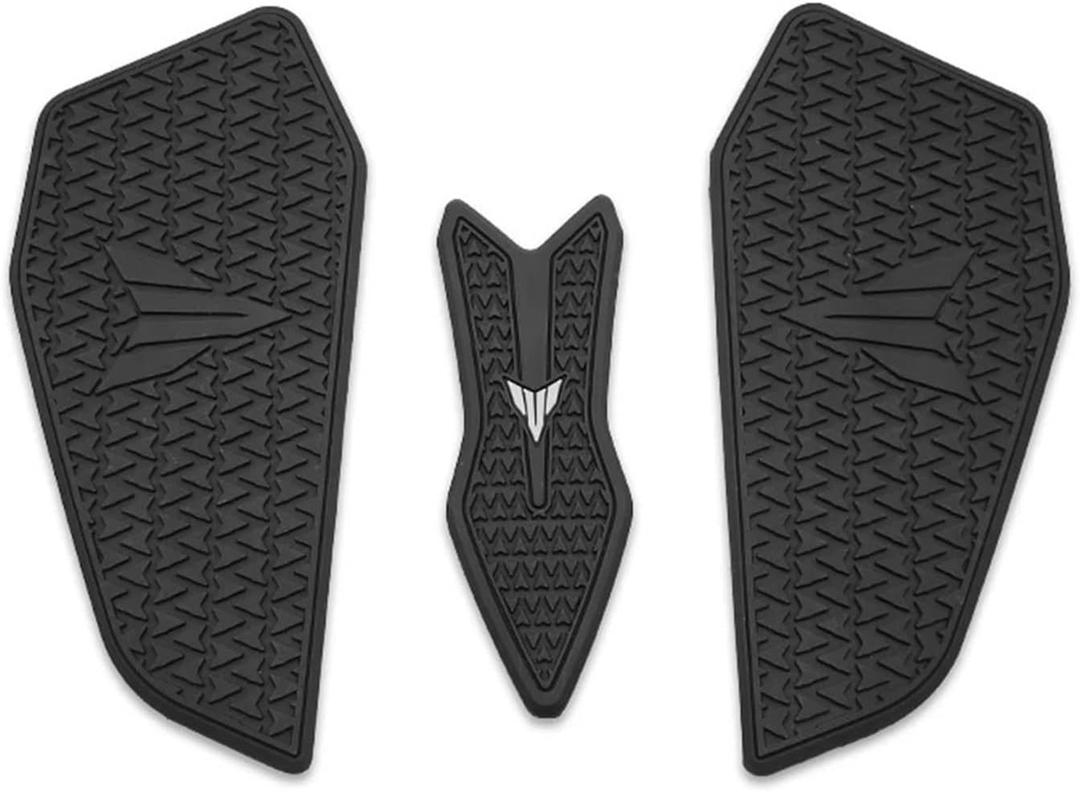 Compatible for MT07 MT 07 MT-07 Mt07 2025 Motorcycle MT-07 2025 Rubber Tank Pad Protector Sticker Decal Gas Knee Grip(A Sets)