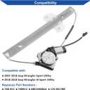 Obaee Window Regulator with Motor Front Right Passenger Side, OE 748-913