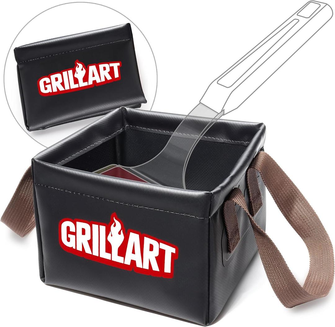 GRILLART Grill Brush Bristle Free, Soak Basin, Perfect Partner for Steam Wizards Grill Brush (Only Soak Basin No Grill Brush)