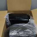 100 Pack 32oz Black Disposable Plastic Bowls Plastic Salad Bowls Large Stackable Serving Soup Dinnerware for Birthdays, Weddings, Parties, Festivals