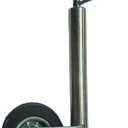 JRS 900lbs Trailer Jack with Single Wheel, Adjustable 17.5" Lift Travel, Boat On for Boat RV Utility, Towing Single Wheel