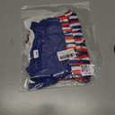 Guodeunh Newborn Baby Girl 4th of July Dress Independence Day Outfit Ruffle Lace Romper Sleeveless Top Star Stripe Skirt Set Size 3-6 Months