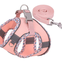 Petank Dog Harness for Small Medium Dogs No Pull, Puppy Harness and Leash Set, Step in Dog Harness for Walking, Running, Training, Small Dog Vest ( S)