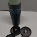 4 Pack Plastic Travel Coffee Mug Set, 20 oz Spill Proof Drinking Cups with Lids, Pobtable to Go Camping Coffee Tumbler Reusable Coffee Mugs with Lids, Dishwasher & Microwave Safe