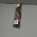 VHC Brands Ginger Spice Round Seat Cushion Chair Pad, Orange Red Natural, Jute Blend with Ties, 15x15 Inches