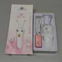 Threading Hair Removal, Hair Removal Device, Electric Threading Epilator USB Hair Remover for & Body Hair Removal with Cotton Thread Roll (Pinks)