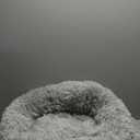 Donut Dog Bed - Premium Comfort for Anxiety Relief - Fluffy & Calming Design with Ultra-Plush Support | Cozy Round Dog Bed with Super Soft Circle Style (Grey, Medium)