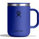 Hydro Flask Coffee Mug – Insulated Stainless Steel, Non Spill, Leak Resistant Travel Mug 24 Oz Capri Blue