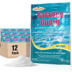 5lbs Balance Guard & Alkalinity & pH Maintenance for Swimming, 6.63oz * 12